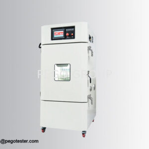 Tủ thử nghiệm ngắn mạch pin kiểm soát nhiệt độ 0-1500A R.T~100℃ điều khiển PLC màn hình cảm ứng