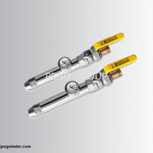 Vòi phun nước thử nghiệm chuẩn IP 0.25Mpa SUS304 có đồng hồ áp suất 6 Vòi phun nước thử nghiệm chuẩn IP 0.25Mpa SUS304 có đồng hồ áp suất