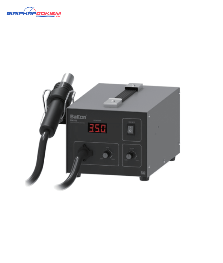 Trạm hàn khí nóng Bakon BK852 550W 100~500°C 1 Trạm hàn khí nóng Bakon BK852 550W 100~500°C