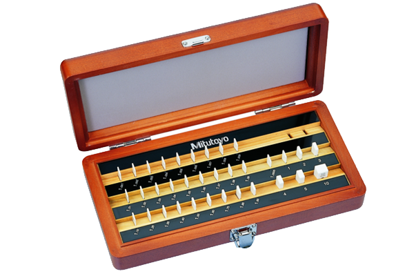 Bộ Căn Mẫu Ceramic Hệ Mét 34 Miếng Cấp K Mitutoyo 516-178-60 3 Khối đo ceramic