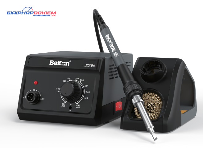 Trạm hàn thiếc Bakon BK969A 60W nhiệt độ 200~480°C 1 Trạm hàn thiếc Bakon BK969A 60W nhiệt độ 200~480°C