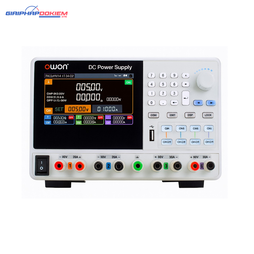 Nguồn DC lập trình OWON OWH8080Q-2000 (80V, 20A, 4x500W, 4CH) 1 Nguồn DC lập trình OWON OWH8080Q-2000 (80V, 20A, 4x500W, 4CH)