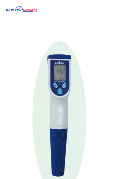 Máy đo pH/ORP/nhiệt độ cầm tay chống nước EZDO 7011 (2~16.00pH; ±0.01+1 digit) 1 Máy đo pH/ORP/nhiệt độ cầm tay chống nước EZDO 7011 (2~16.00pH; ±0.01+1 digit)