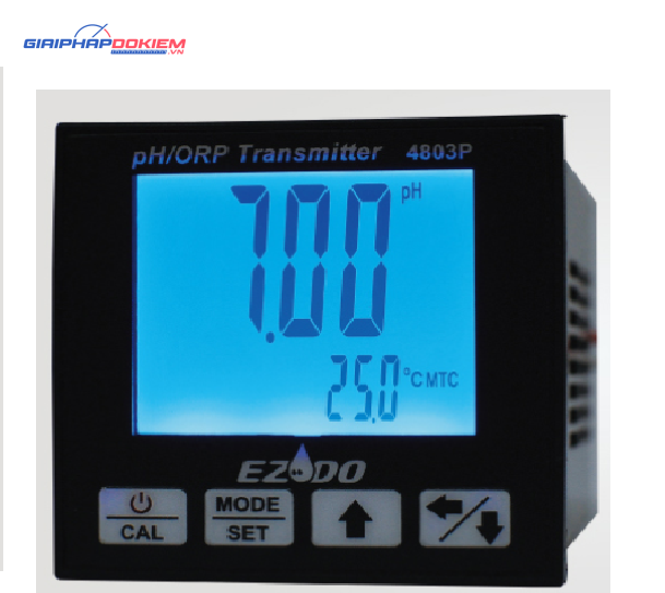 Bộ chuyển đổi pH/ORP/nhiệt độ EZDO 4803P (-2.00~16.00 pH, -1999~1999 mV, 0~110°C) 1 Bộ chuyển đổi pH/ORP/nhiệt độ EZDO 4803P (-2.00~16.00 pH, -1999~1999 mV, 0~110°C)
