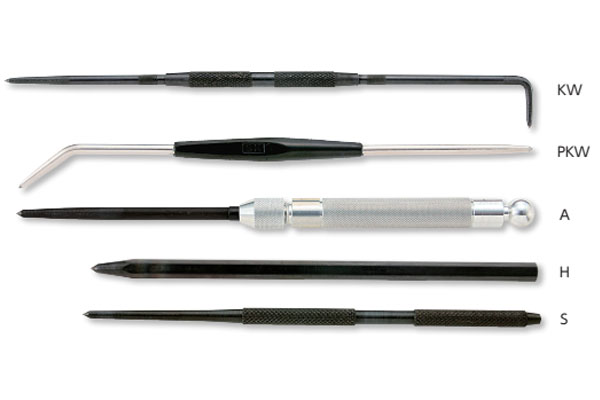 Cây lấy dấu 1 đầu mũi carbide 55º có tay cầm Niigata Seiki A 5 Cây lấy dấu mũi carbide với thiết kế tay cầm chuyên dụng