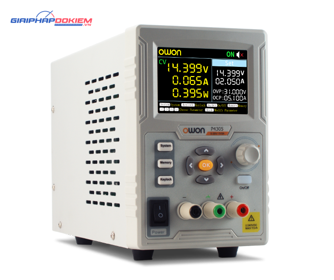 Bộ nguồn một chiều DC OWON P4603 (60V, 3A, 1 kênh) 1 Bộ nguồn một chiều DC OWON P4603 (60V, 3A, 1 kênh)