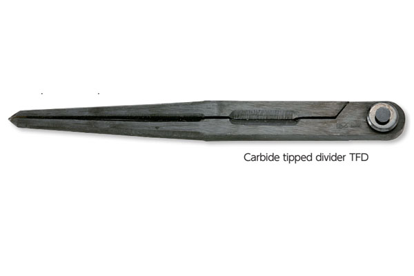 Compa vạc dấu mũi carbide dài 200mm Niigata Seiki TFD-200 3 Compa vạc dấu mũi carbide dài 200mm