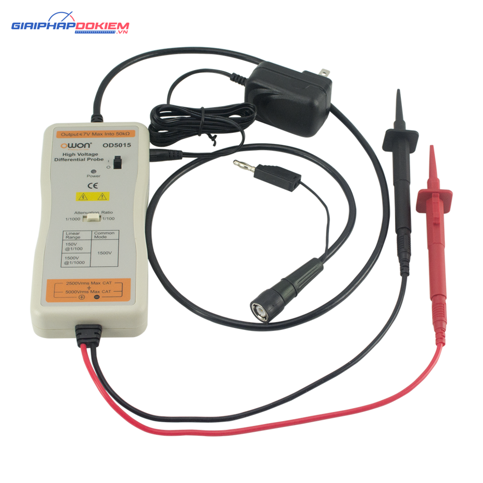 Đầu dò điện áp cao cho máy hiện sóng OWON OD5015 1500V 1 Đầu dò điện áp cao cho máy hiện sóng OWON OD5015 1500V