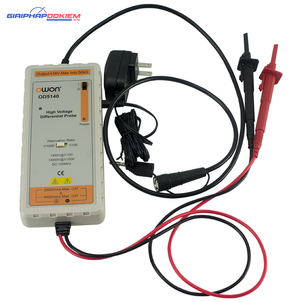 Đầu dò điện áp cao OWON OD5140 14kV 100MHz 1 Đầu dò điện áp cao OWON OD5140 14kV 100MHz