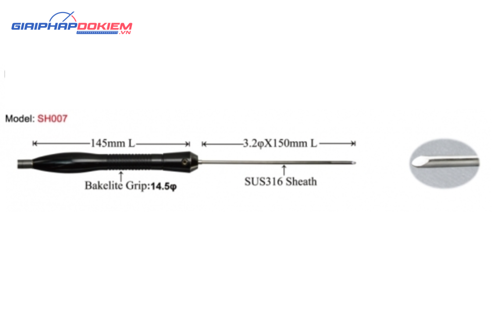 Đầu dò nhiệt độ RTD EZDO SH007 1 Đầu dò nhiệt độ RTD EZDO SH007
