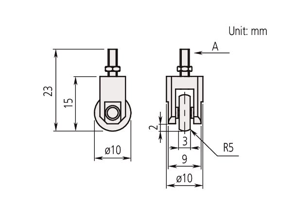 Đầu lăn đồng hồ so D=10mm Mitutoyo 901991 10 Chi tiết sản phẩm