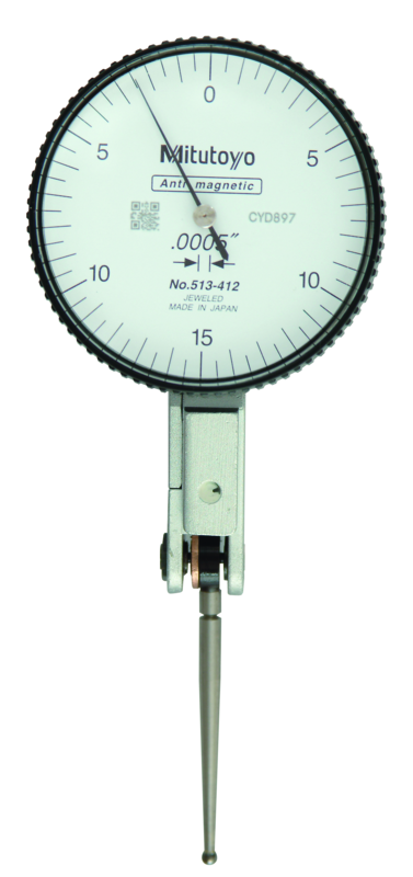 Đồng Hồ So Chân Gập, Dial Test Indicator, Horizontal Type 0,008", 0,0005", 4/9,52mm Stem, Bracket Mitutoyo 513-407-10T 12 dong ho so chan gap 513 412