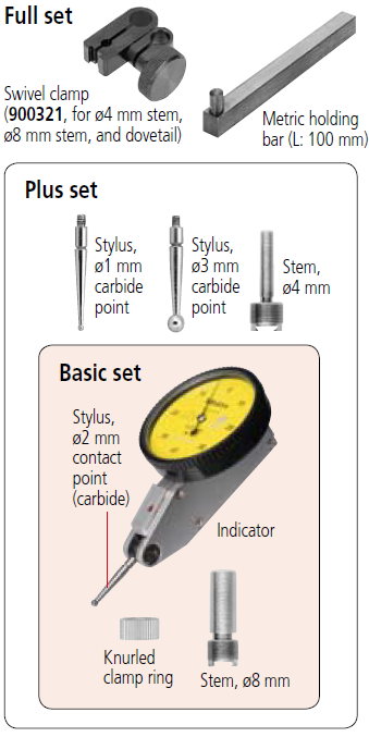 Đồng Hồ So Chân Gập, Dial Test Indicator, Horizontal Type 0,5mm, 0,01mm, 4/8mm Stem Mitutoyo 513-414-10A 11 Chi tiết sản phẩm