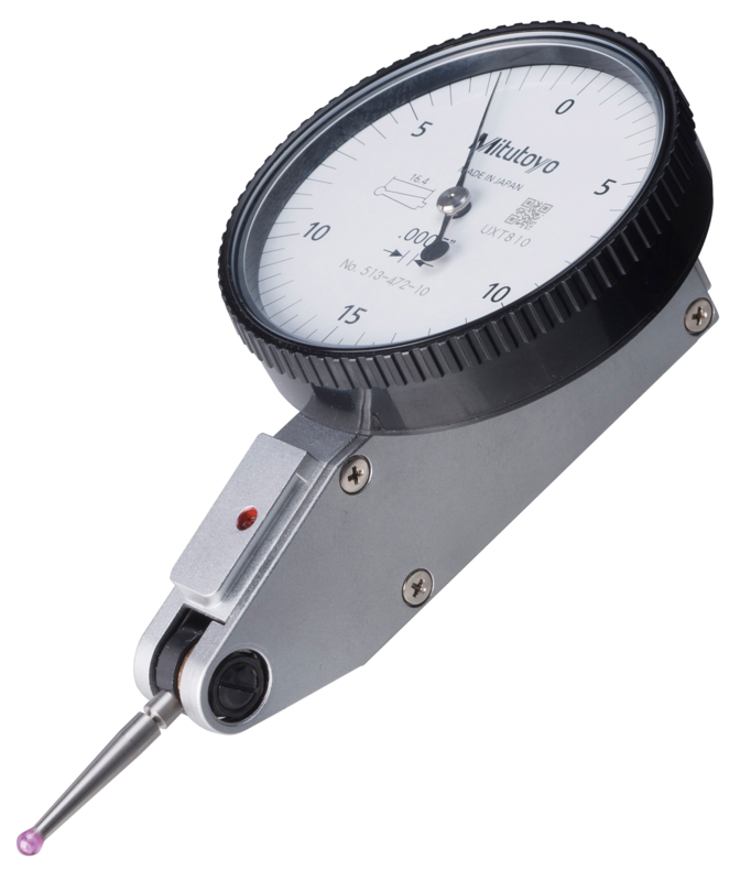 Đồng Hồ So Chân Gập, Dial Test Indicator, Horiz., Ruby Sty. 0,008", 0,0001", 9,52mm Stem Mitutoyo 513-473-10E 12 Đồng Hồ So Cần Gạt