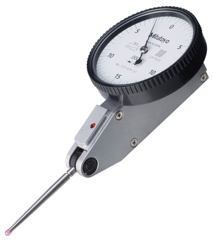 Đồng Hồ So Chân Gập, Dial Test Indicator, Horizontal Type 0,03", 0,0005", 4/9,52mm Stem, Bracket Mitutoyo 513-412-10T 12 Đồng hồ so cần gạt Lever