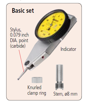 Đồng Hồ So Chân Gập, Dial Test Indicator Parallel Type 0,03", 0,0005", 4/9,52mm Stem, Bracket Mitutoyo 513-482-10T 14 dong ho so chan gap 513 484 10 bs2