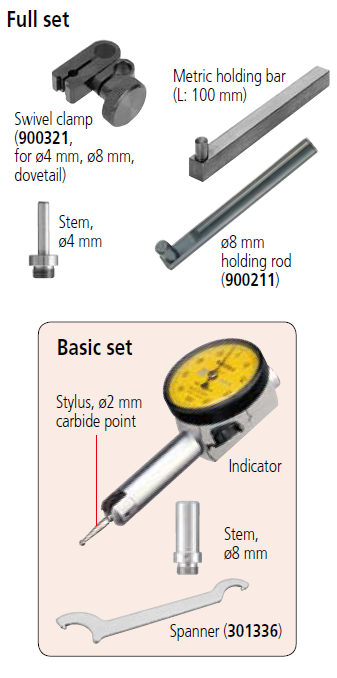 Đồng Hồ So Chân Gập, Dial Test Indicator, Horiz. Pocket Type 0,8mm, 0,01mm, with Bracket Mitutoyo 513-527T 11 Đồng Hồ So Chân Gập - Hình ảnh 3