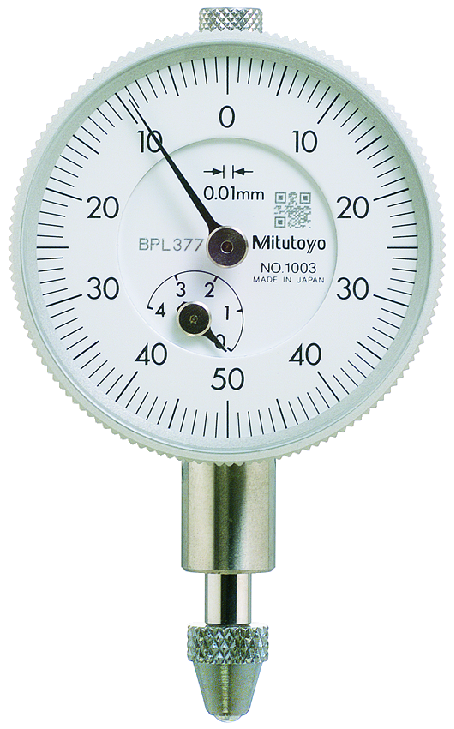 Đồng Hồ So Cơ Khí, Dial Indicator, Lug Back 4mm, 0,01mm Mitutoyo 1003T 9 Đồng hồ so cơ khí loại nhỏ gọn