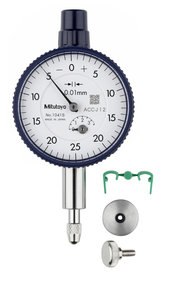 Đồng Hồ So Cơ Khí, Dial Indicator, Flat Back 5mm, 0,01mm Mitutoyo 1044SB 9 Đồng hồ so cơ khí 1041S