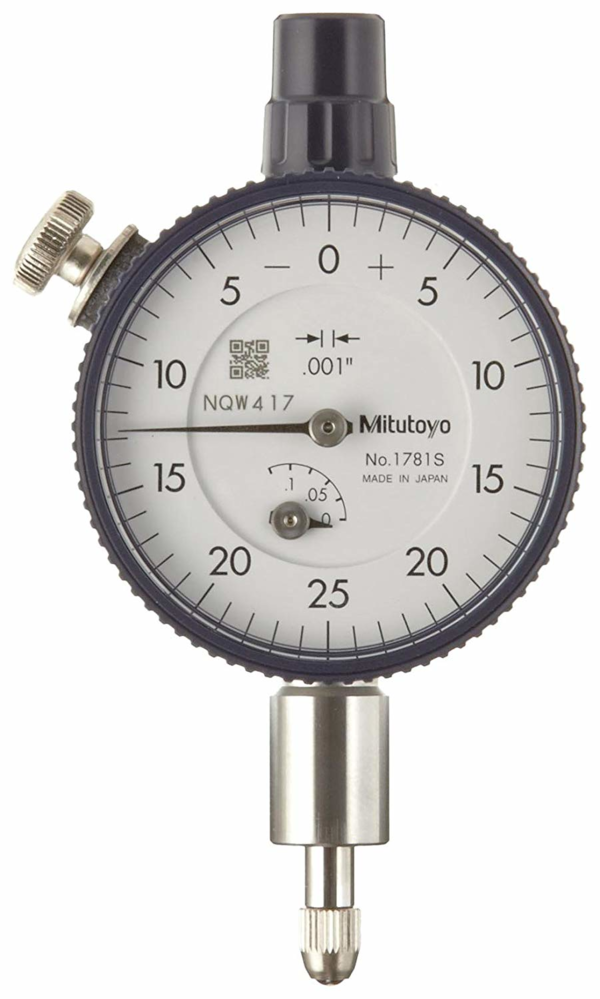 Đồng Hồ So Cơ Khí, Dial Indicator, Flat Back, AGD/ANSI 0,125",0,001" Mitutoyo 1781SB 9 dong ho so co khi 1781s