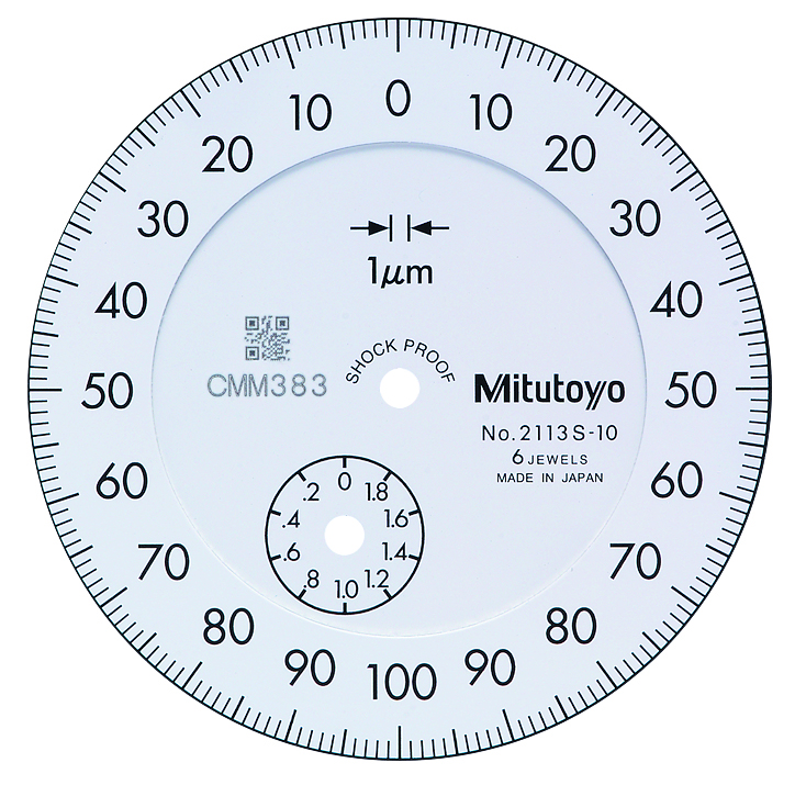 Đồng Hồ So Cơ Khí Flat Back 5mm, 0,001mm Mitutoyo 2118A-10 11 Đồng hồ so cơ khí Mitutoyo