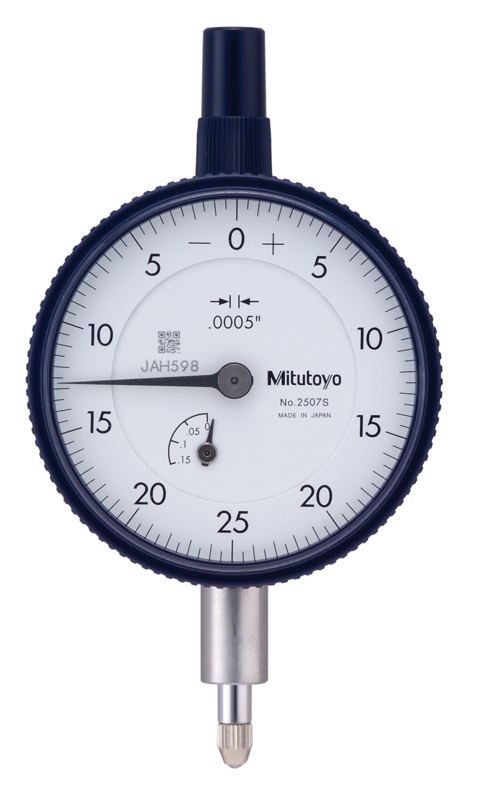 Đồng Hồ So Cơ Khí, Dial Indicator, Flat Back, AGD/ANSI 0,125", 0,0005" Mitutoyo 2507SB 9 Đồng hồ so cơ khí Mitutoyo 2507S