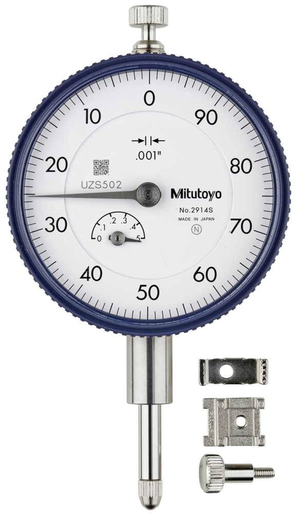 Đồng Hồ So Cơ Khí, Dial Indicator, Lug Back, AGD/ANSI 0,5", 0,001", Reverse Reading Mitutoyo 2914S 12 dong ho so co khi 2914s