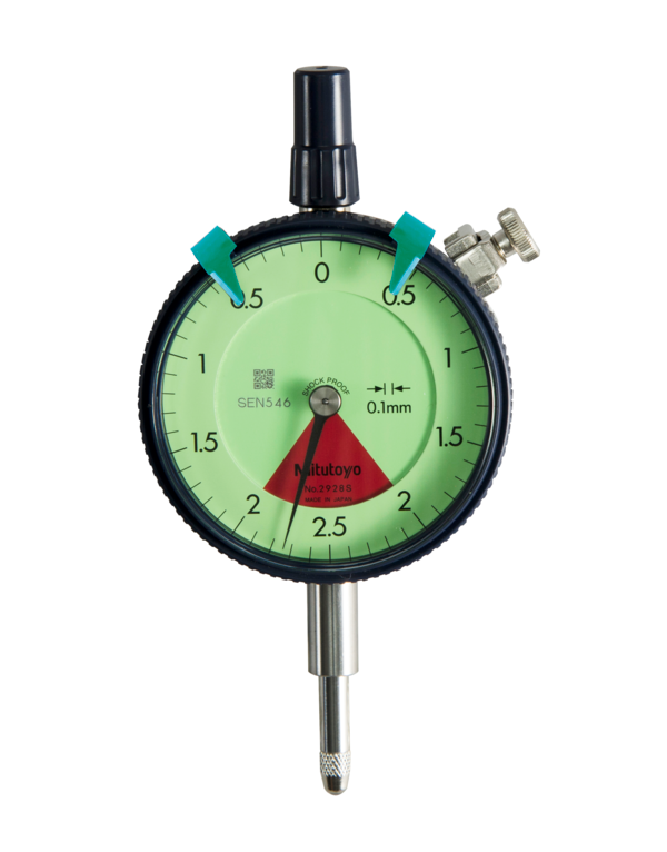 Đồng Hồ So Cơ Khí, Dial Indicator, Lug Back 4mm, 0,1mm, One Revolution, Shockproof Mitutoyo 2928S 9 Đồng hồ so cơ khí
