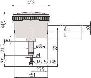 Đồng Hồ So Cơ Khí Lug Back 0,1mm, 0,001mm Mitutoyo 2990A-10 10 Đồng Hồ So Cơ Khí Mitutoyo