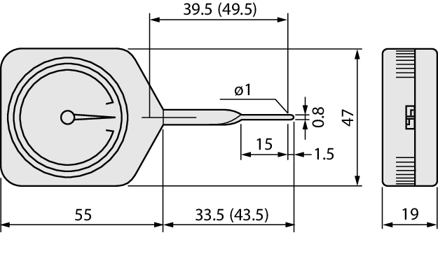 Đồng Hồ So Cơ Khí Đo Dày, Dial Tension Gauge 0,3N-3N, 0,1N Graduation Mitutoyo 546-118 13 Đồng hồ đo lực căng chi tiết 546-112