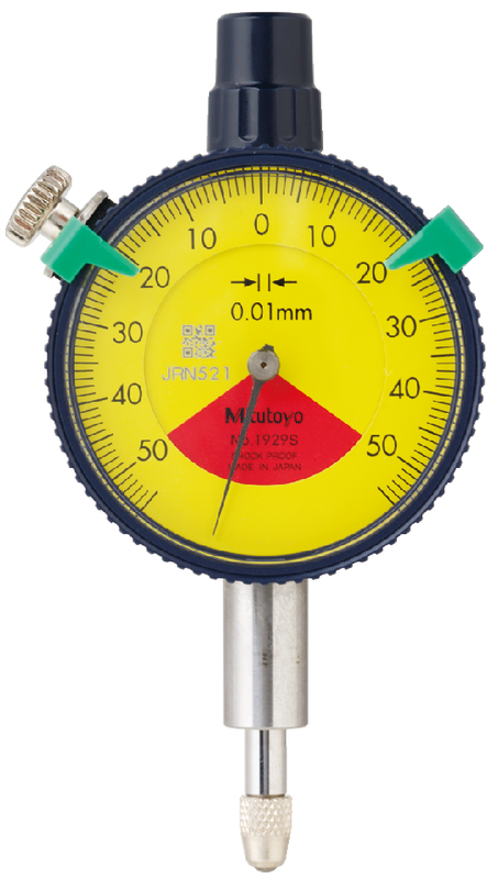 Đồng Hồ So Cơ Khí Chống Va Đập 1mm, 0,01 Mitutoyo 1929A-62 12 Đồng hồ so cơ khí chống va đập 1929SB