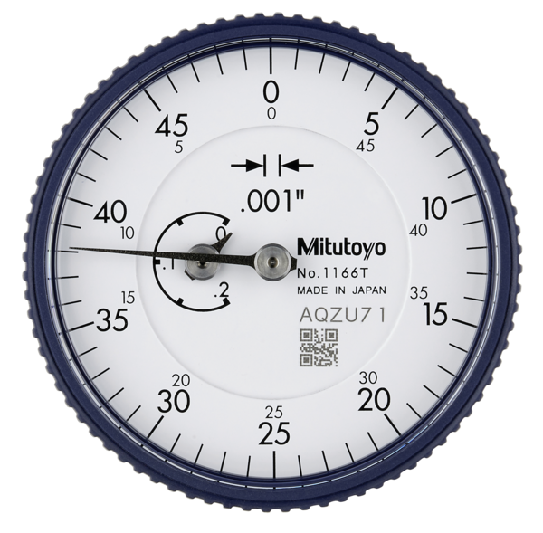 Đồng Hồ So Cơ Khí Mặt Lớn, Dial Indicator, Back Plunger, AGD/ANSI 0,2", 0,001" Mitutoyo 1166T 12 dong ho so co khi mat lon 1166t