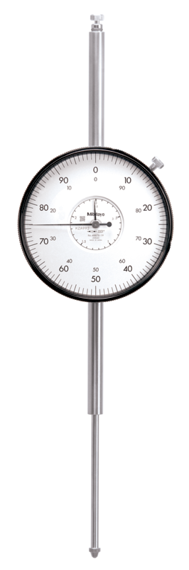 Đồng Hồ So Cơ Khí Mặt Lớn, Dial Indicator, Flat Back, AGD/ANSI 3", 0,001", Shockp., Coax. Rev. Counter Mitutoyo 4887A-19 9 dong ho so co khi mat lon 4887sb 19