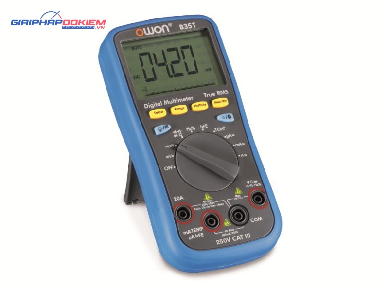 Đồng hồ vạn năng cầm tay OWON B35T+ (1000V, 20A) 1 Đồng hồ vạn năng cầm tay OWON B35T+ (1000V, 20A)