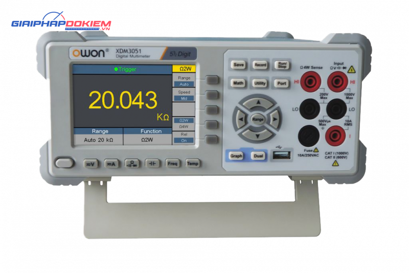 Đồng hồ vạn năng để bàn OWON XDM3051 (0.015%, True RMS) 1 Đồng hồ vạn năng để bàn OWON XDM3051 (0.015%, True RMS)