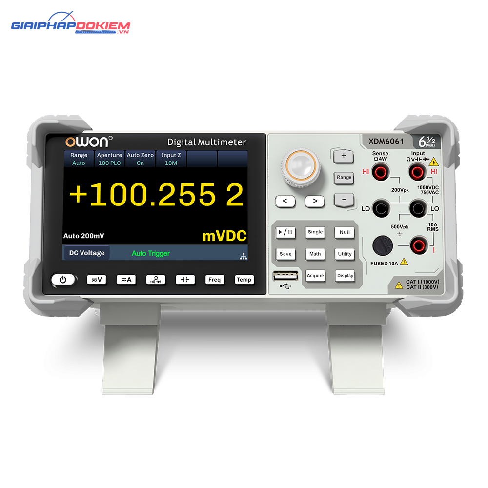 Đồng hồ vạn năng để bàn OWON XDM6061 True RMS (1000VDC, 750VAC, 10ADC/AC) 1 Đồng hồ vạn năng để bàn OWON XDM6061 True RMS (1000VDC, 750VAC, 10ADC/AC)