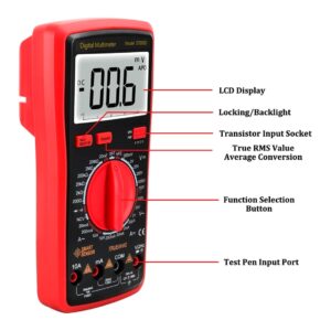 Đồng hồ vạn năng kỹ thuật số cầm tay SMARTSENSOR ST890D