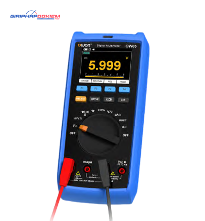 Đồng hồ vạn năng OWON OW65 (1000VDC/AC, 10AAC/DC, True RMS, ± 0.5% +5) 1 Đồng hồ vạn năng OWON OW65 (1000VDC/AC, 10AAC/DC, True RMS, ± 0.5% +5)