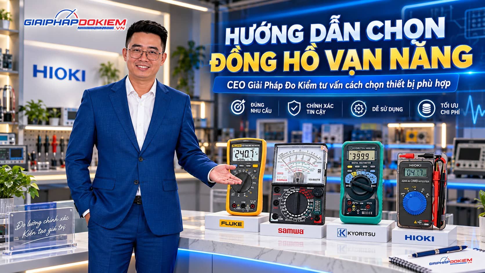 Hướng Dẫn Chọn Mua Đồng Hồ Vạn Năng Phù Hợp, Chính Xác 17 CEO Giải Pháp Đo Kiểm hướng dẫn chọn mua đồng hồ vạn năng phù hợp