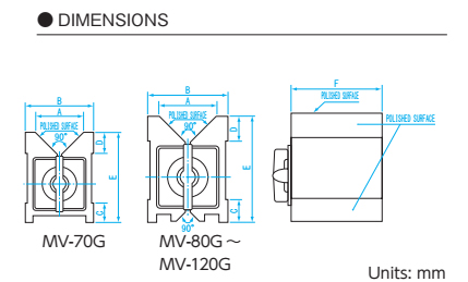 Khối V từ tính dài 120mm Niigata Seiki MV-120G 7 Khối V từ tính dài 120mm trong ứng dụng thực tế