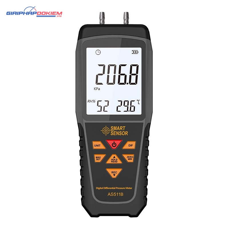 Máy đo áp suất chênh lệch SMARTSENSOR AS511B (-206.8 ~ 206.8KPa, ±1%) 1 Máy đo áp suất chênh lệch SMARTSENSOR AS511B (-206.8 ~ 206.8KPa, ±1%)