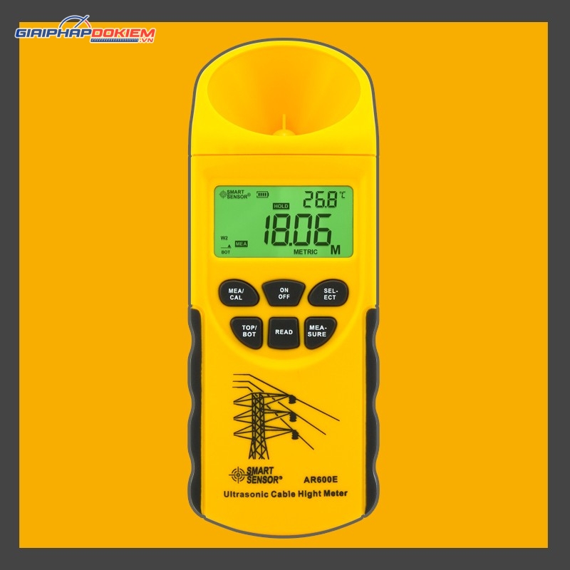 Máy đo chiều cao dây cáp bằng siêu âm SMARTSENSOR AR600E (3m~23m) 1 Máy đo chiều cao dây cáp bằng siêu âm SMARTSENSOR AR600E (3m~23m)