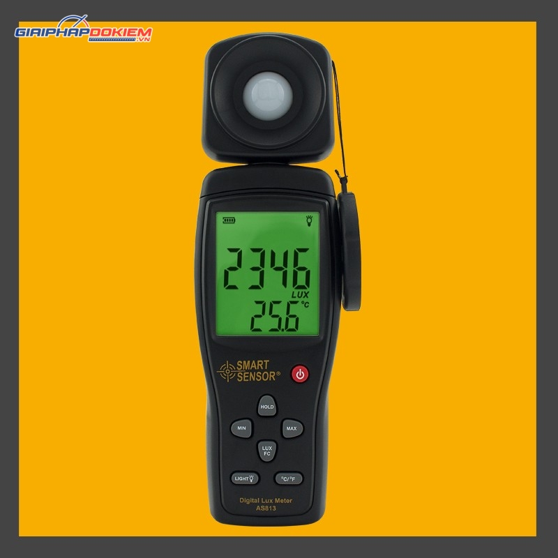Máy đo cường độ ánh sáng SMARTSENSOR AS813 (1~200.000 lux) 1 Máy đo cường độ ánh sáng SMARTSENSOR AS813 (1~200.000 lux)