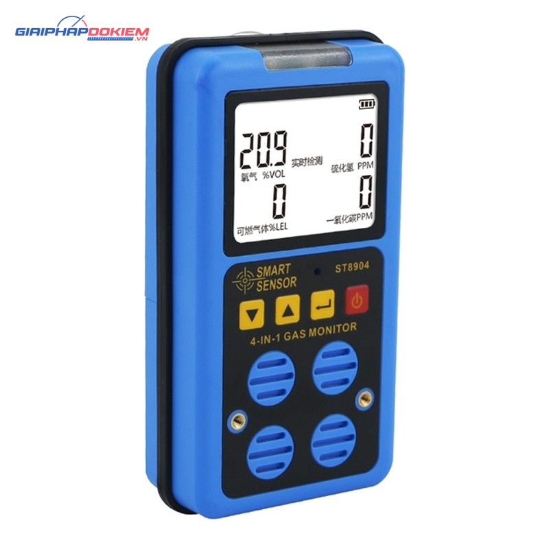 Máy đo đa khí SMARTSENSOR ST8904 (H2S, O2, CO, LEL) 1 Máy đo đa khí SMARTSENSOR ST8904 (H2S, O2, CO, LEL)