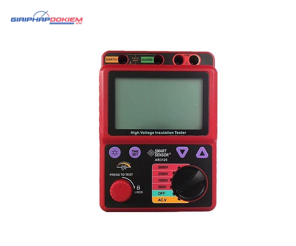 Máy đo điện trở cách điện SmartSensor AR3125 (500V/1000V/2500V/5000V, 0 - 1TΩ) 1 Máy đo điện trở cách điện SmartSensor AR3125 (500V/1000V/2500V/5000V, 0 – 1TΩ)