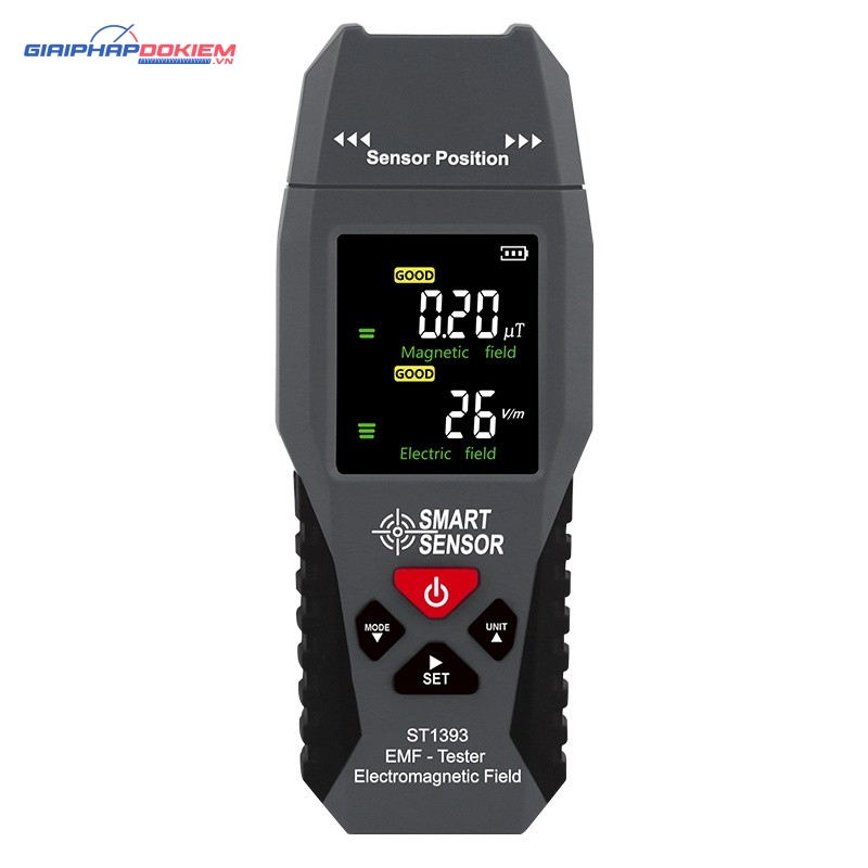 Máy đo điện từ trường EMF SMARTSENSOR ST1393 (20Hz ~ 3500 MHz, 0.01 ~ 199.9μT) 1 Máy đo điện từ trường EMF SMARTSENSOR ST1393 (20Hz ~ 3500 MHz, 0.01 ~ 199.9μT)