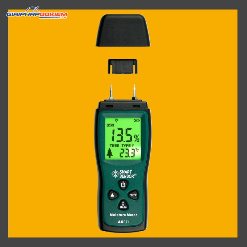 Máy đo độ ẩm gỗ SMARTSENSOR AS971 (2%~70%, 0.5%) 1 Máy đo độ ẩm gỗ SMARTSENSOR AS971 (2%~70%, 0.5%)