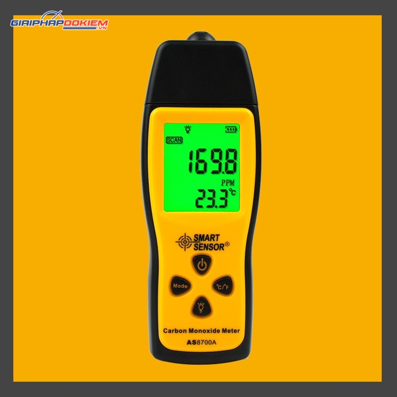 Máy đo khí CO Smartsensor AS8700A (1~1000ppm, ±10%) 1 Máy đo khí CO Smartsensor AS8700A (1~1000ppm, ±10%)