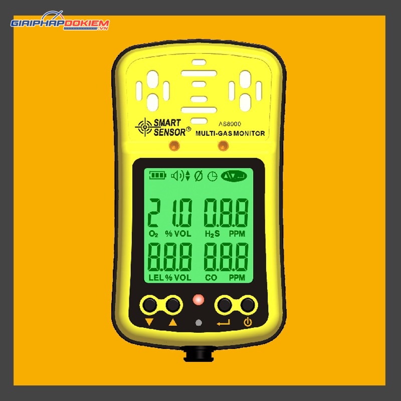 Máy đo khí đa chỉ tiêu SMARTSENSOR AS8900 1 Máy đo khí đa chỉ tiêu SMARTSENSOR AS8900