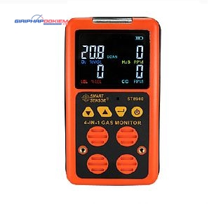 Máy đo khí đa chỉ tiêu SMARTSENSOR ST8900 (Oxy / CO / H²S / LEL) 1 Máy đo khí đa chỉ tiêu SMARTSENSOR ST8900 (Oxy / CO / H²S / LEL)